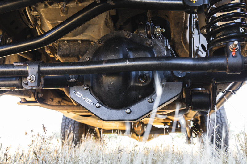 Jeep Wrangler JK Skid Plate - Front - DV8 Offroad - Dana 44 Front Differential - Black - `07-`18